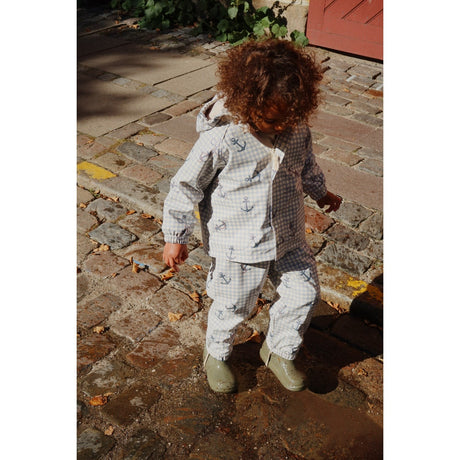 Konges Sløjd Sailor Check Rainy Palme Sæt