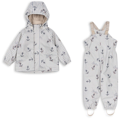 Konges Sløjd Sailor Check Rainy Palme Sæt