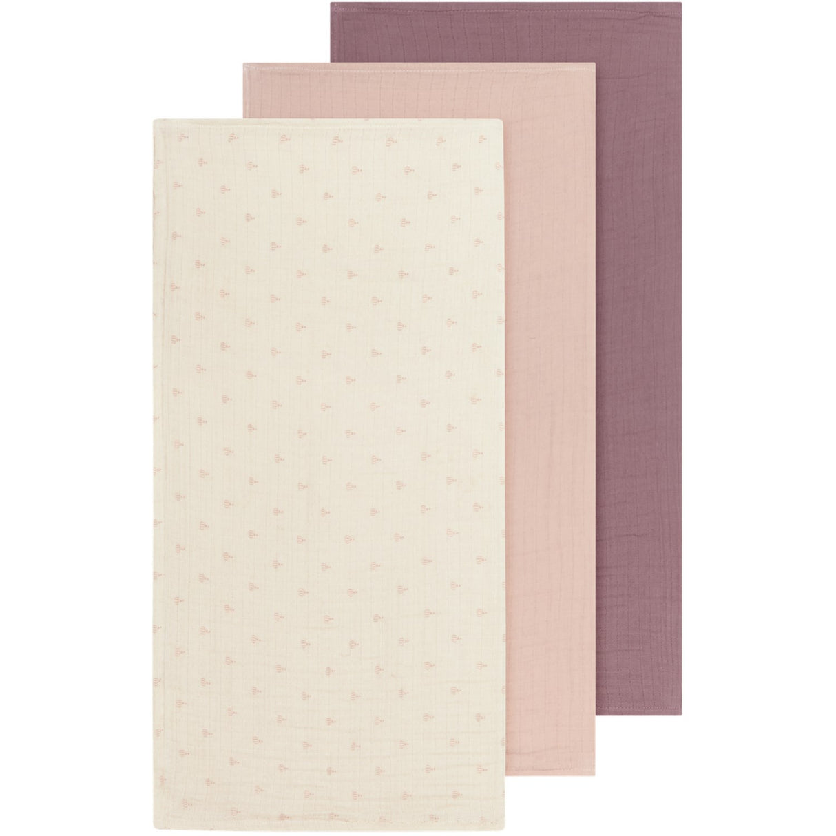 Lil'Atelier Turtledove Nostalgia Rose/Cameo Rose Nbnfergie 3-Pak Nappies Lil