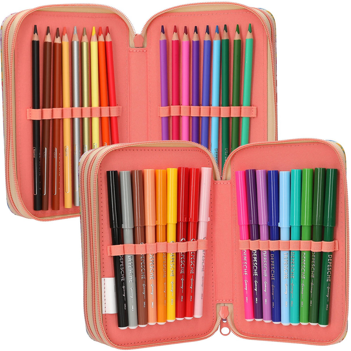 TOPModel Girl Power Triple Penalhus Med Vedhæng