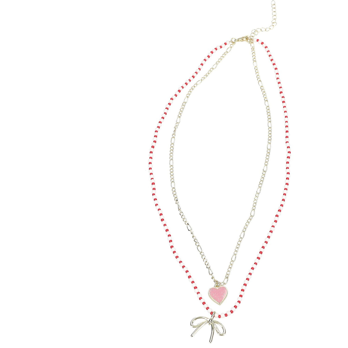 TOPModel Leoheart Dobbelt Layer Halskæde