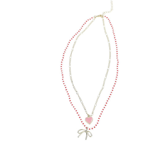 TOPModel Leoheart Dobbelt Layer Halskæde