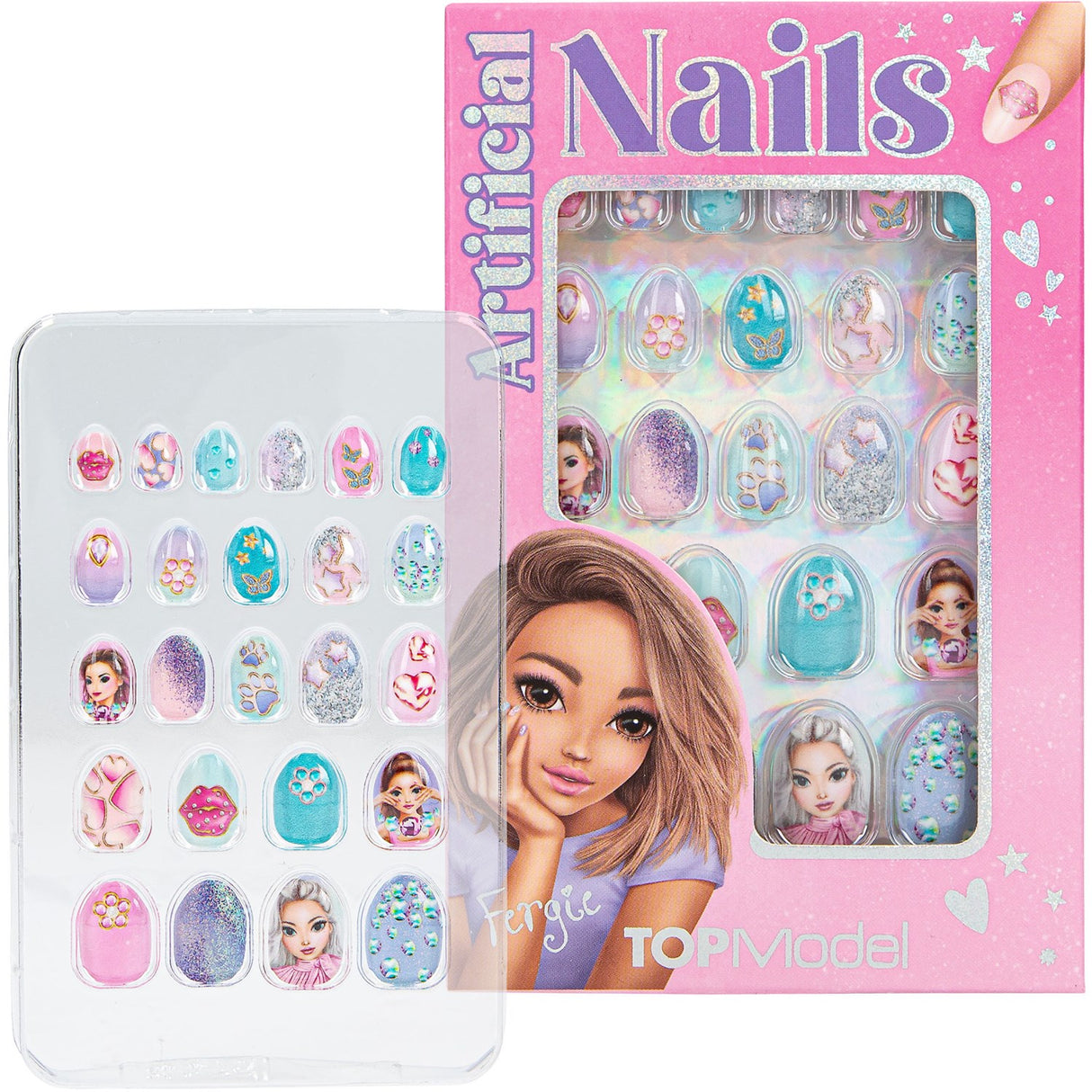 TOPModel Beauty And Me Kunstige Negle Glitter