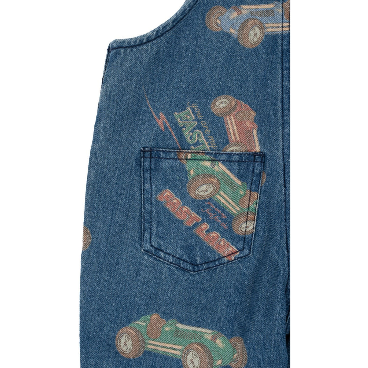 Konges Sløjd Fast Lane Magot Smækbukser Denim  GOTS