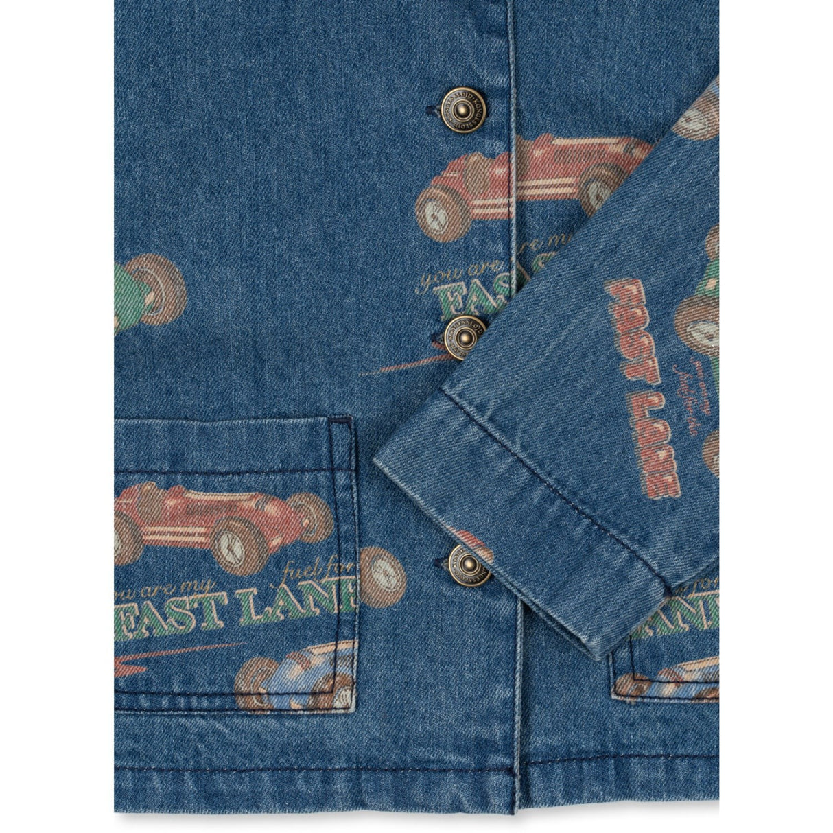 Konges Sløjd Fast Lane Magot Jakke Denim  GOTS