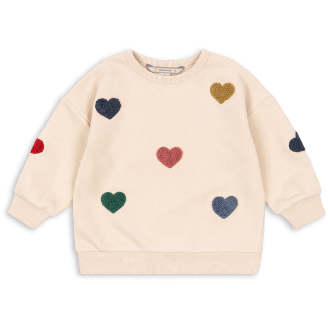 Konges Sløjd Multi Heart Lou Terry Sweatshirt Ocs