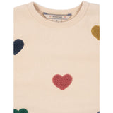 Konges Sløjd Multi Heart Lou Terry Sweatshirt Ocs