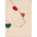 Konges Sløjd Multi Heart Lou Terry Sweatshirt Ocs