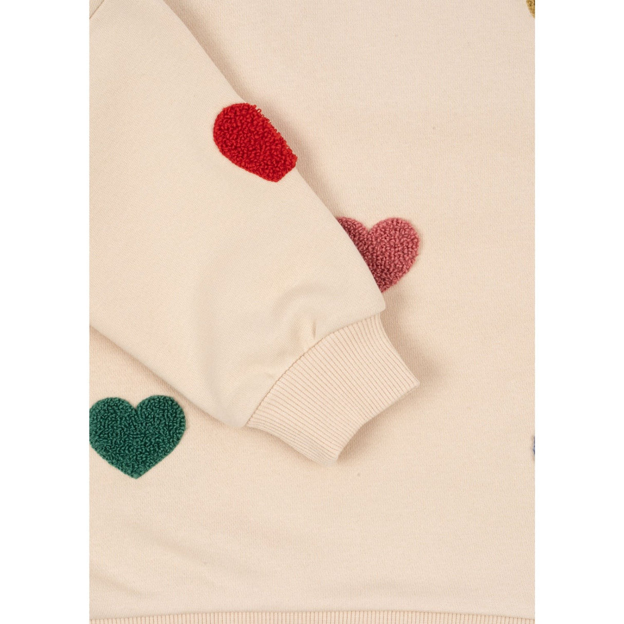 Konges Sløjd Multi Heart Lou Terry Sweatshirt Ocs