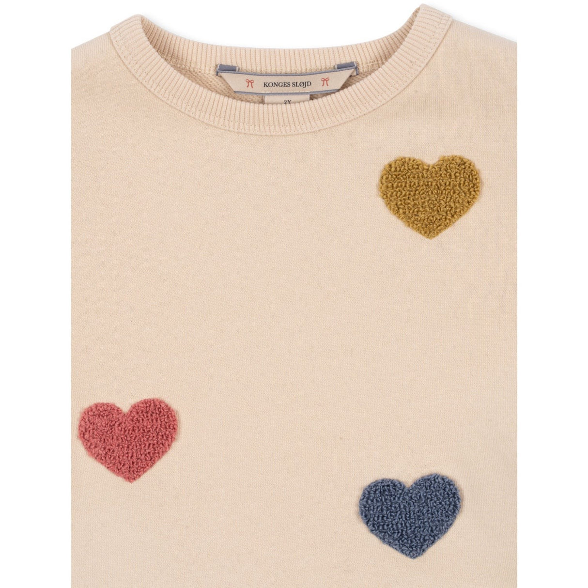 Konges Sløjd Multi Heart Lou Terry Sweat Kjole Ocs