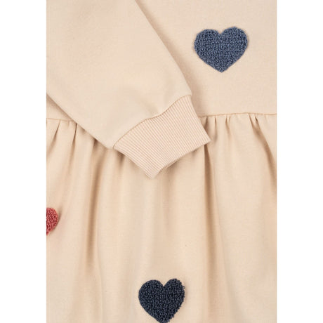 Konges Sløjd Multi Heart Lou Terry Sweat Kjole Ocs