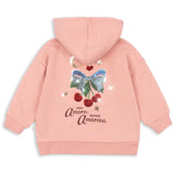 Konges Sløjd Mellow Rose Lou Paliet Sweat Zip Hætte Ocs