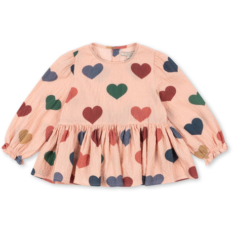 Konges Sløjd Coeur Rose Coloré Elin Bluse GOTS