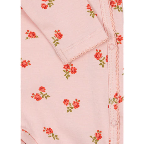 Konges Sløjd Rosa Pink Basic Newborn Onesie GOTS