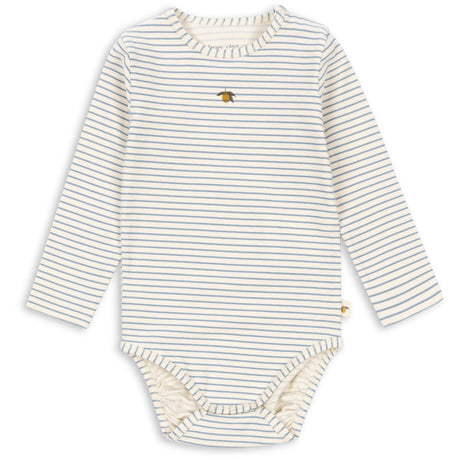 Konges Sløjd Stripe Bluie Basic Ls Body GOTS