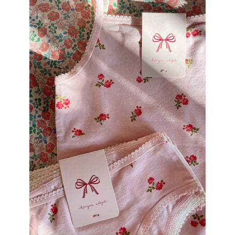 Konges Sløjd Bella Rosita/Rosa Pink Basic 2 Pak Strop Top GOTS