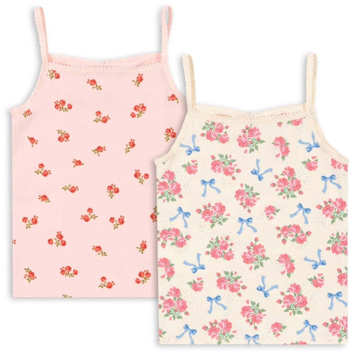 Konges Sløjd Bella Rosita/Rosa Pink Basic 2 Pak Strop Top GOTS