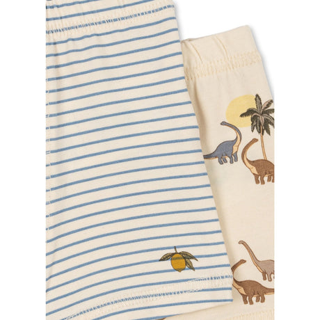 Konges Sløjd Kubi/Stripe Bluie Basic 2 Pak Boy Underbukser GOTS