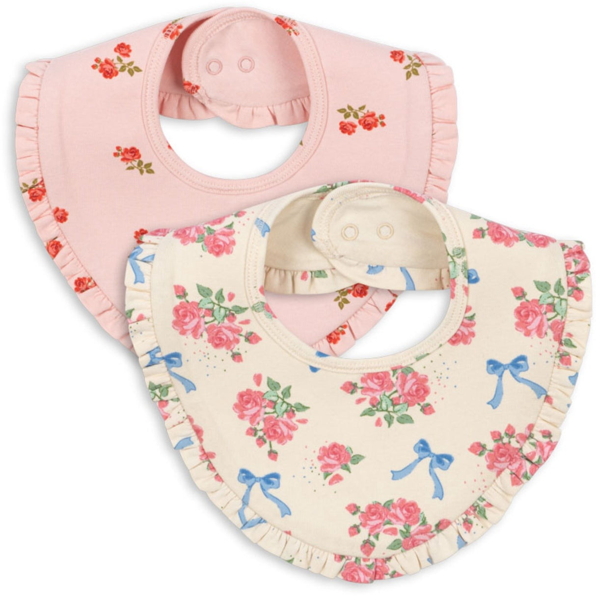 Konges Sløjd Bella Rosita/Rosa Pink Basic 2 Pak Flæse Hagesmæk