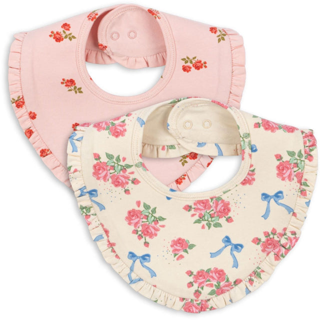 Konges Sløjd Bella Rosita/Rosa Pink Basic 2 Pak Flæse Hagesmæk