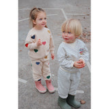 Konges Sløjd Captains Blue/Antique White Amio Sweatshirt Ocs