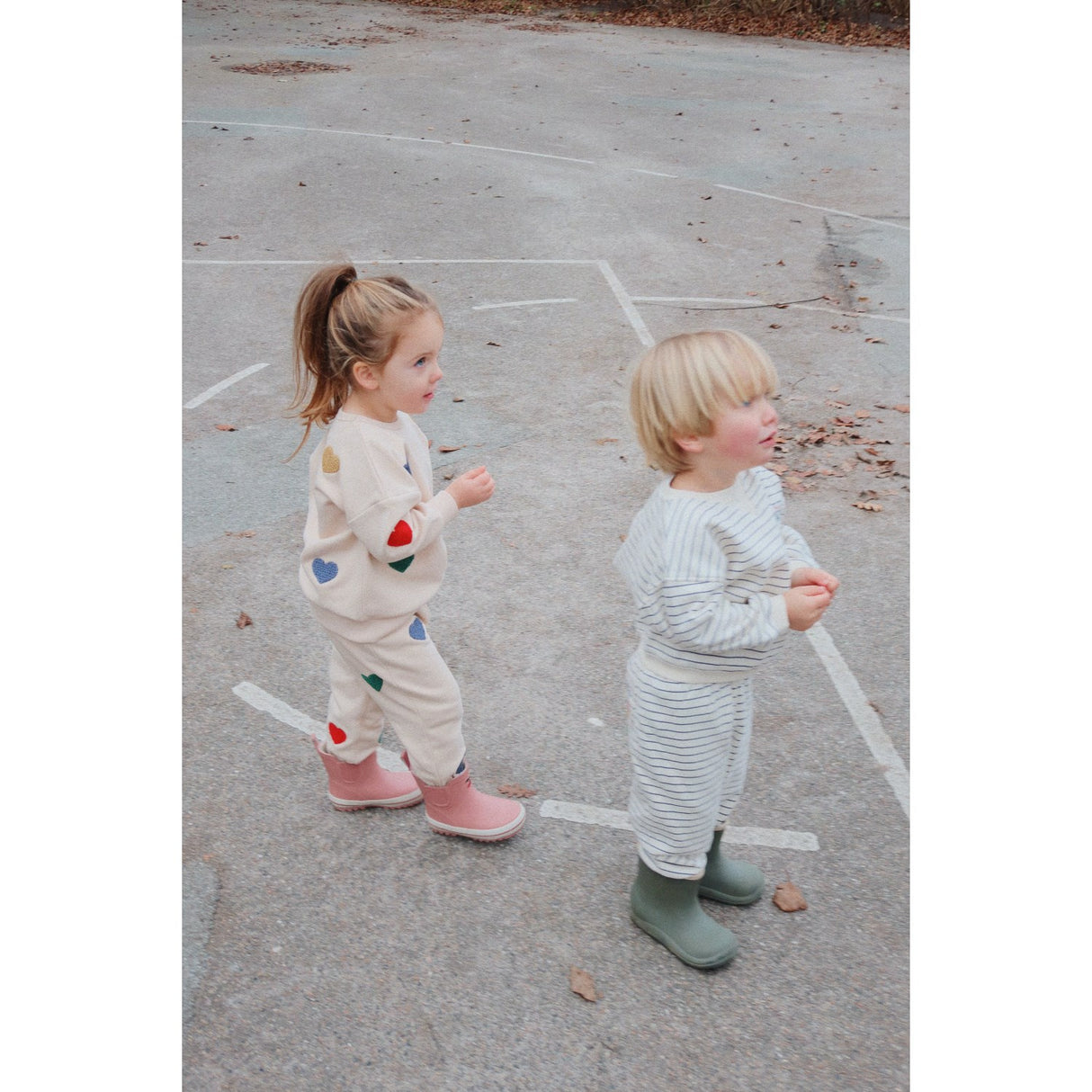 Konges Sløjd Captains Blue/Antique White Amio Sweatshirt Ocs