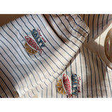 Konges Sløjd Captains Blue/Antique White Amio Sweatshirt Ocs