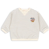 Konges Sløjd Captains Blue/Antique White Amio Sweatshirt Ocs