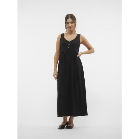 Mama;licious Black Mlevi Lia Sl Jrs Ankle Kjole 2F Noos