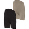 Mama;licious Silver Mink Black Mlamiya New Hotpants 2-Pak Noos