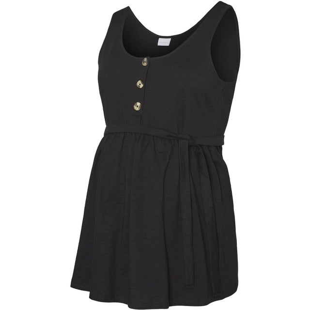 Mama;licious Black Mlevi Lia Sl Jrs Top 2F Noos