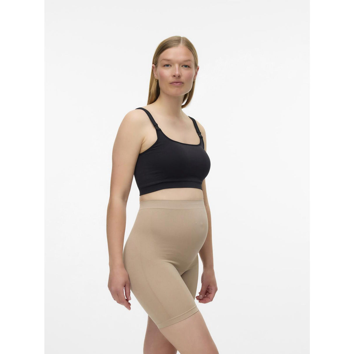 Mama;licious Silver Mink Black Mlamiya New Hotpants 2-Pak Noos
