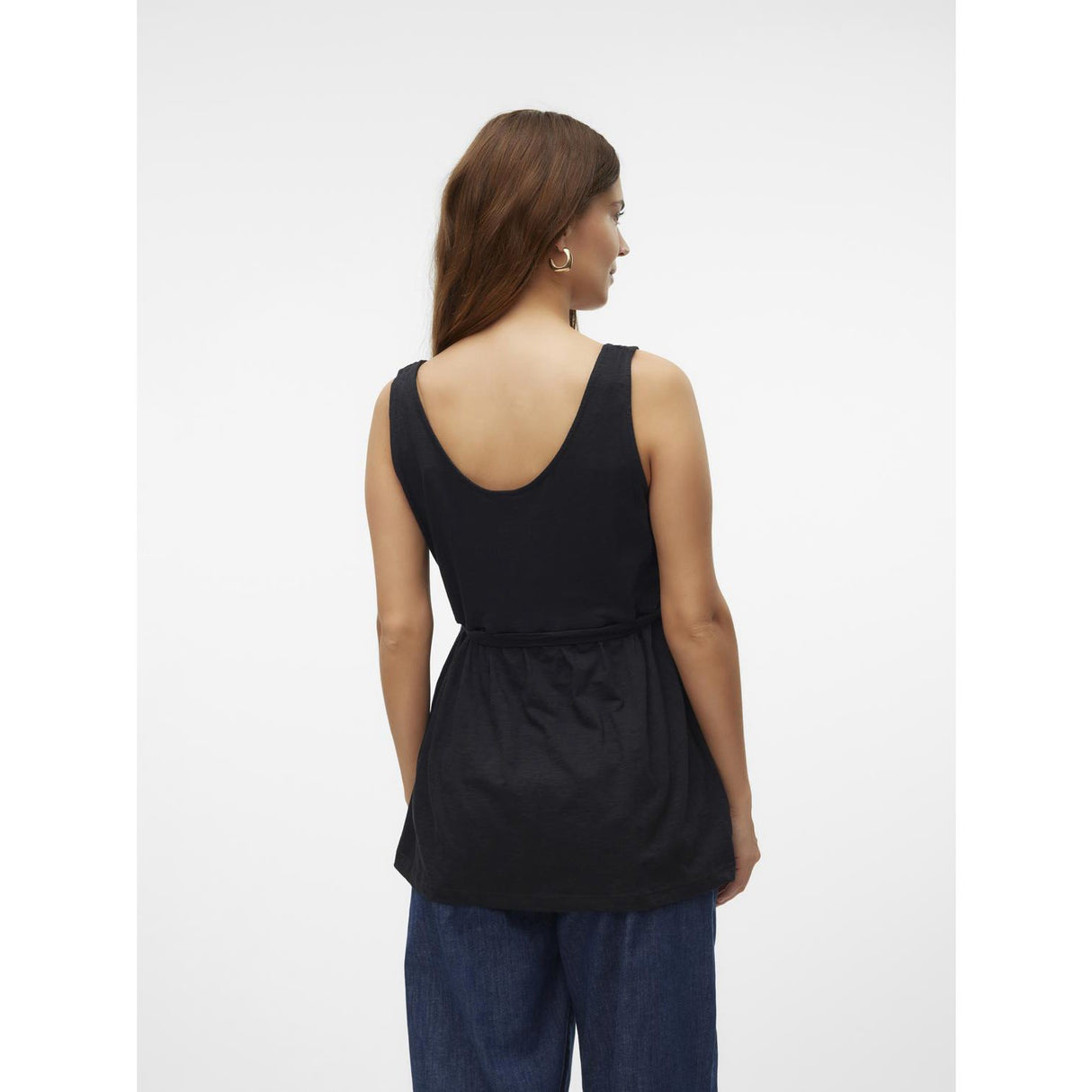 Mama;licious Black Mlevi Lia Sl Jrs Top 2F Noos