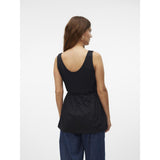 Mama;licious Black Mlevi Lia Sl Jrs Top 2F Noos