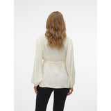 Mama;licious Birch Mlmercy Lia L/S Wo Top 2F Noos