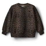 Sofie Schnoor Aop Leopard ElisSK Kids Sweatshirt