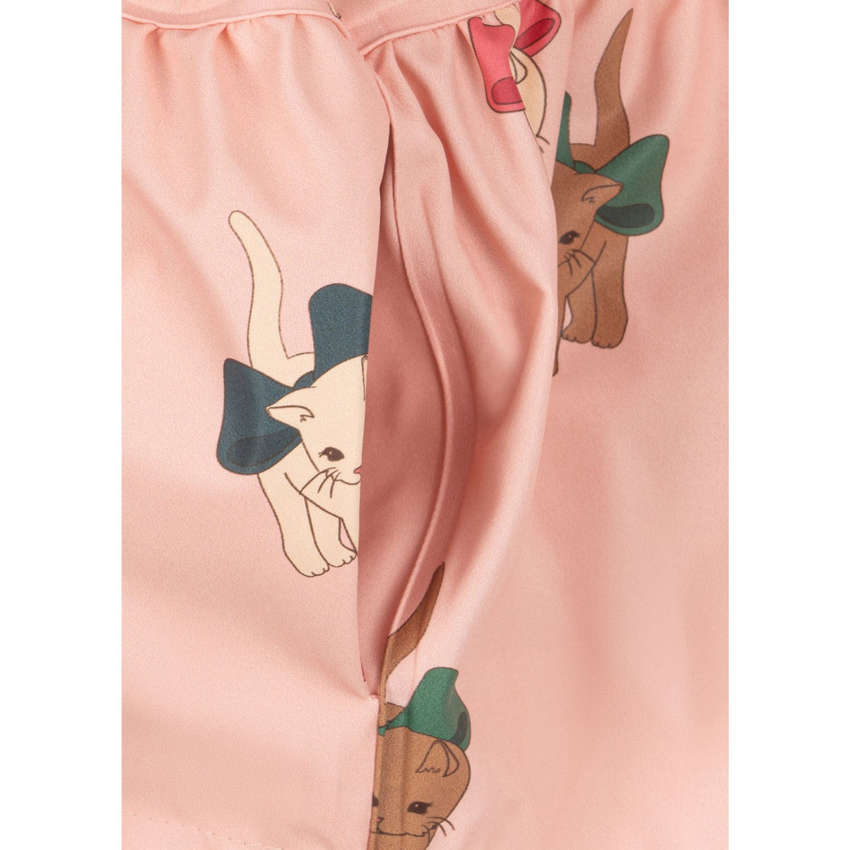 Konges Sløjd Bow Kitty Pink Rainy Palme Sæt Girl