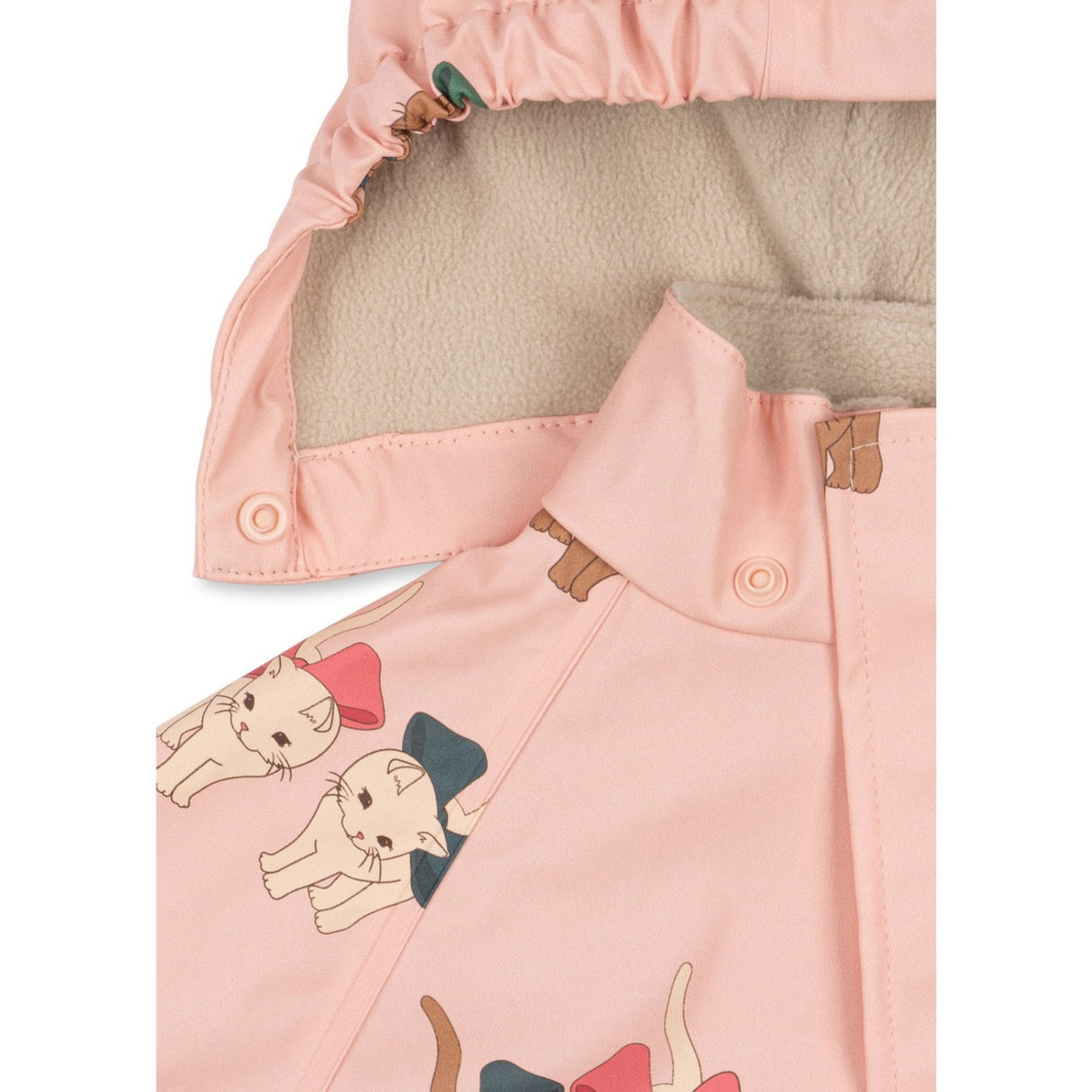 Konges Sløjd Bow Kitty Pink Rainy Palme Sæt Girl