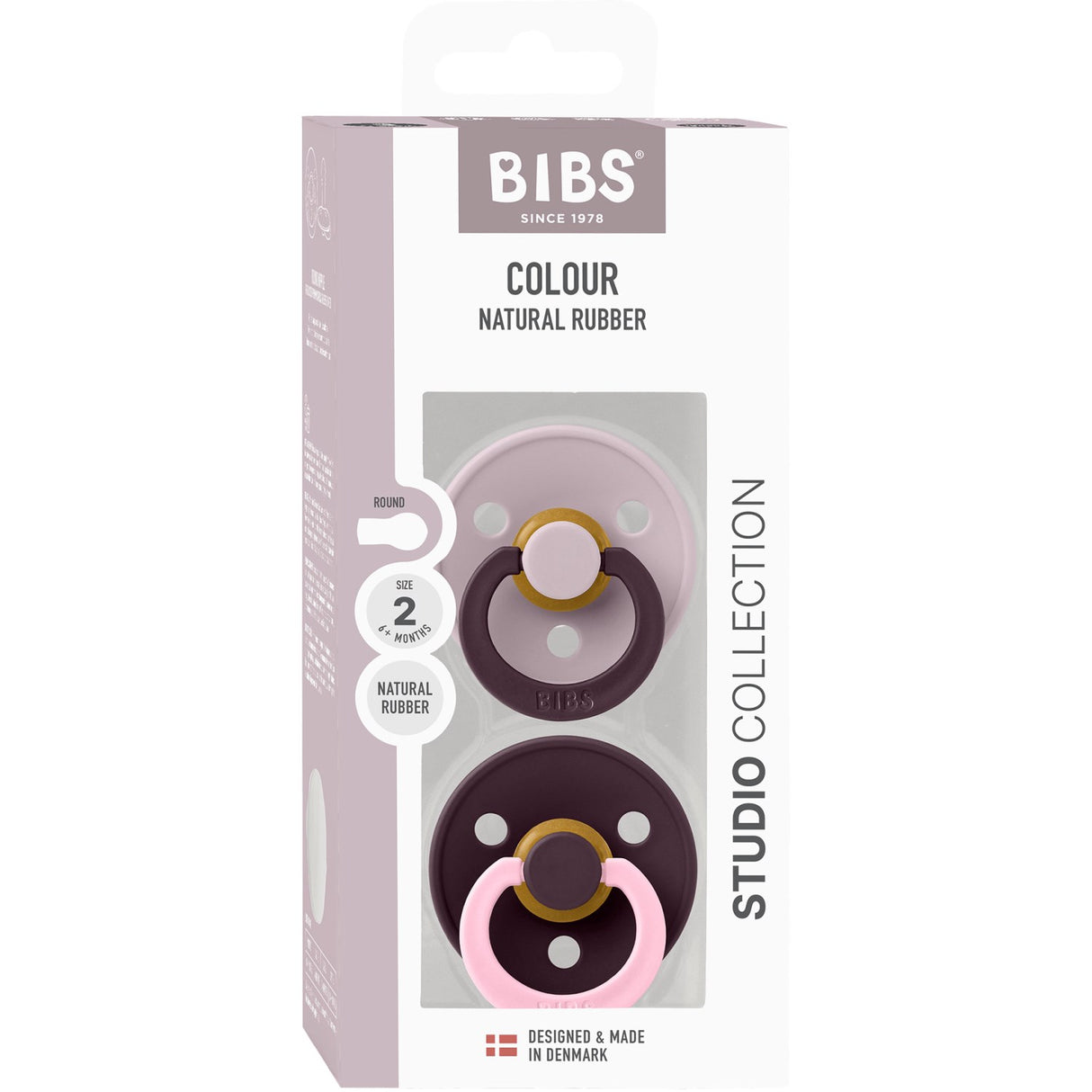 Bibs Dusky Lilac Sut Studio Colour 2-Pak Fusion Latex Plum Mix