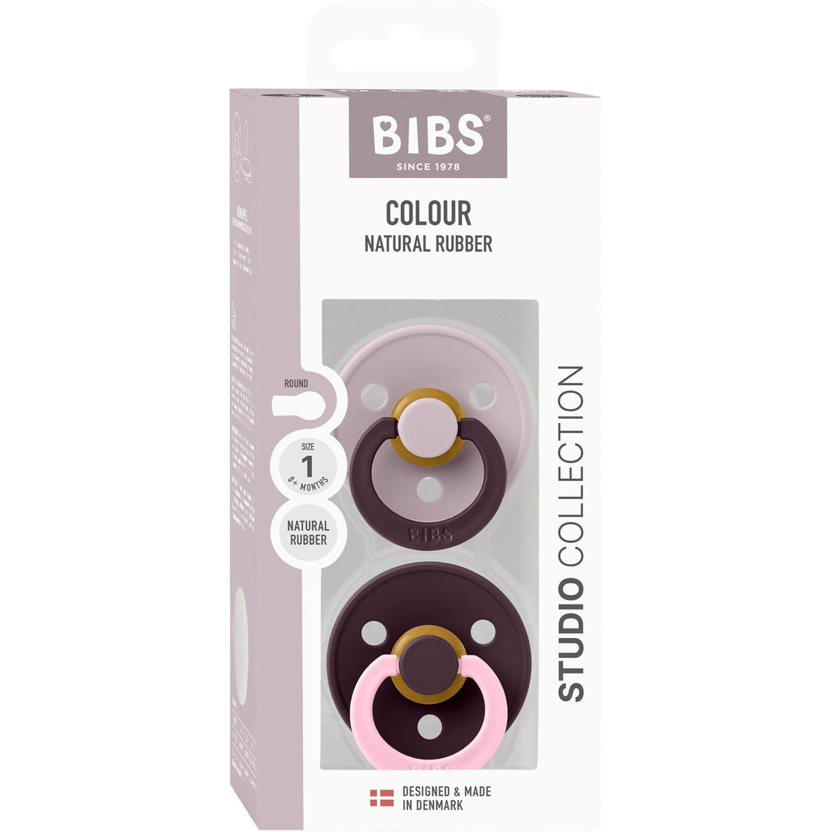 Bibs Dusky Lilac Sut Studio Colour 2-Pak Fusion Latex Plum Mix