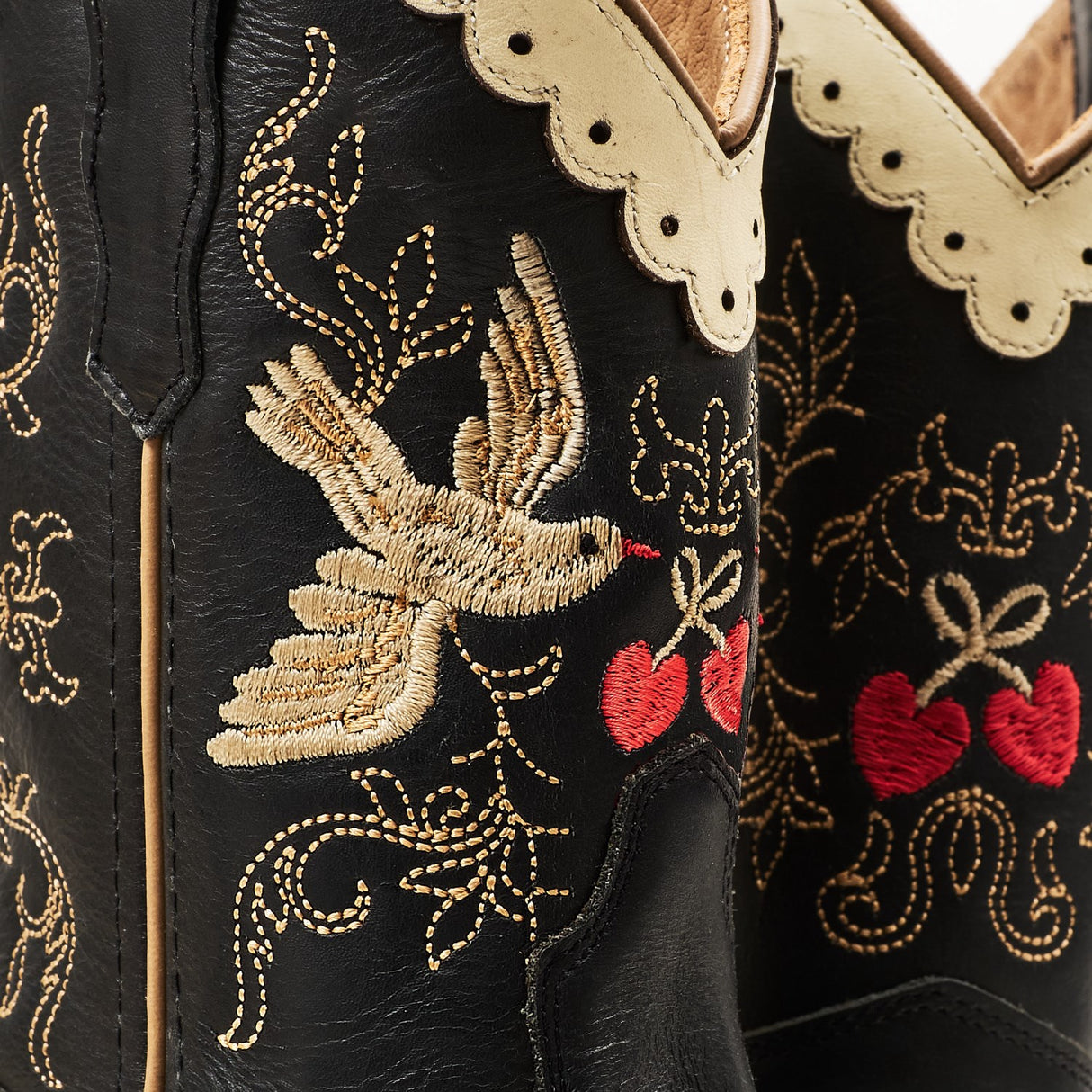 COPENHAGEN COLORS Black Dove Limited Cowboy Støvler