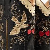 COPENHAGEN COLORS Black Dove Limited Cowboy Støvler