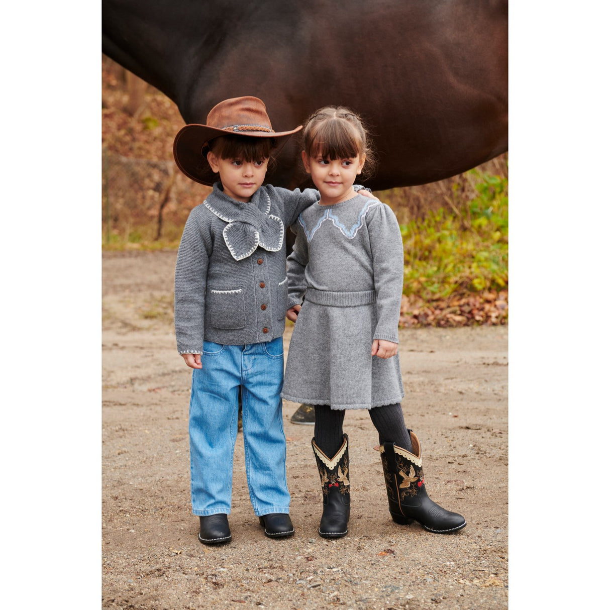 COPENHAGEN COLORS Black Dove Limited Cowboy Støvler