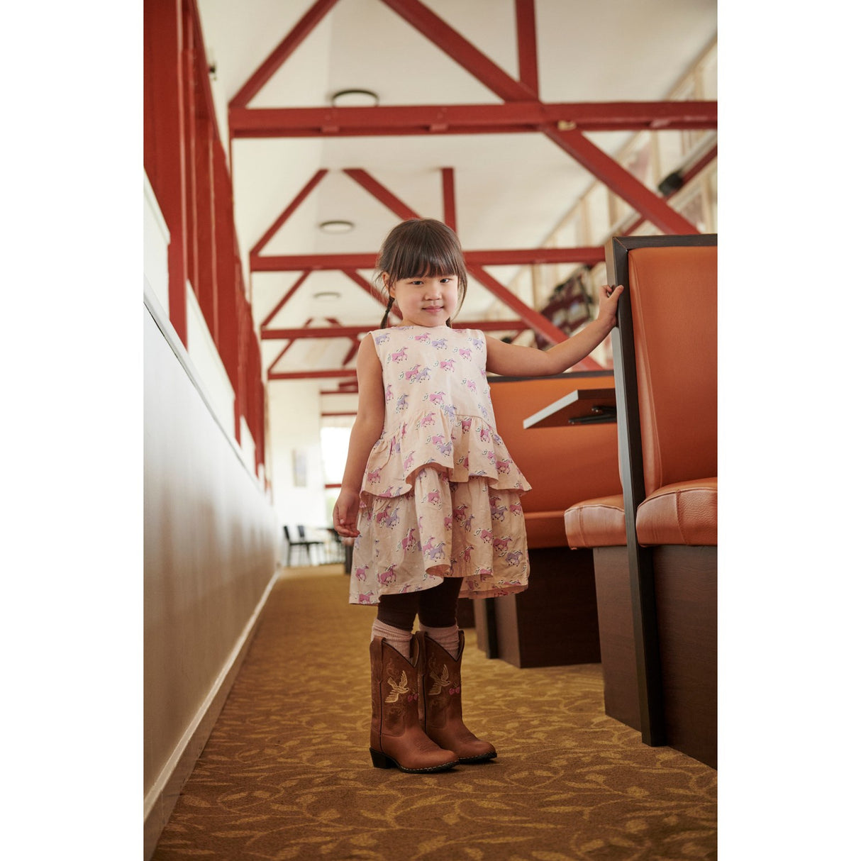 COPENHAGEN COLORS Cognac Dove Limited Cowboy Støvler