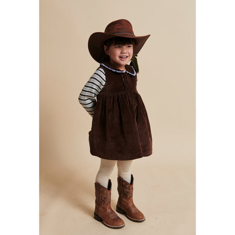 COPENHAGEN COLORS Cognac Bow Limited Ranger Støvler W. Warm Lining