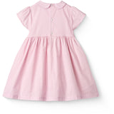 COPENHAGEN COLORS Syringa Comb. Houndstooth Kjole W. Handmade Unicorn Embroidery Og Smock