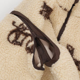 COPENHAGEN COLORS Sand/Cowboy Comb. Printed Bamse Jakke W. Removable Ærmer