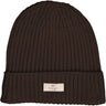 COPENHAGEN COLORS Dk Brown Bomuld Strikket Classic Beanie
