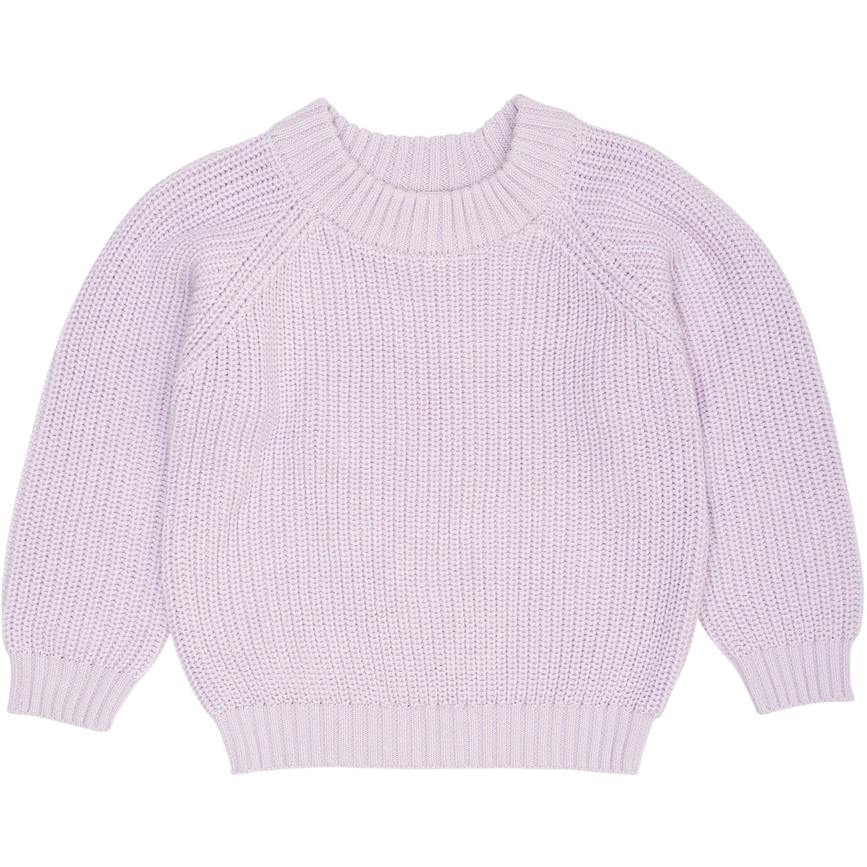 COPENHAGEN COLORS Lavender Strikket Classic Rib Bluse