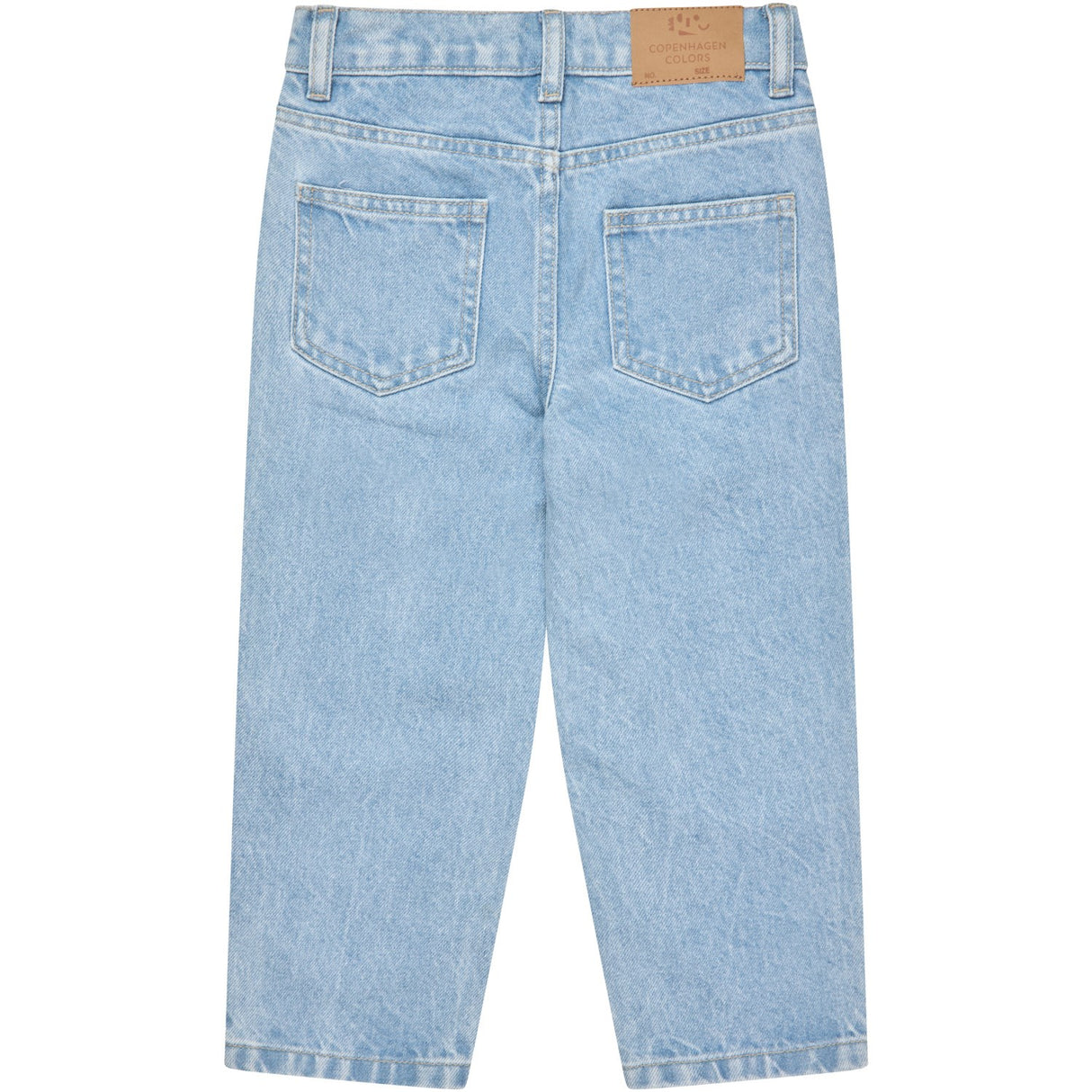COPENHAGEN COLORS Lt Blue Indigo Washed Organic Junior Jeans - Regular Fit